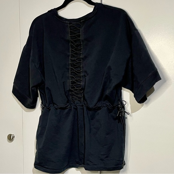 Puma fashion sweatshirt w/ corset back detailing, cinch waist and kimono sleeve - Picture 5 of 5